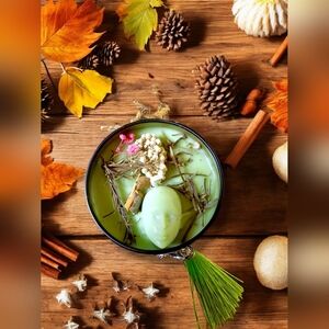 Wicca candle with a gift of protection inside. Breakups. Paganism. With...